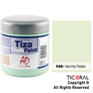 PINTURA TIZA AD 045 VAINILLA PASTEL 200ML X 3 UNIDADES